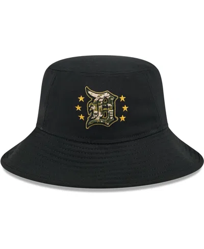 New Era Men's Black Detroit Tigers 2024 Armed Forces Day Bucket Hat