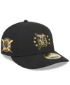 New Era Men's Black Detroit Tigers 2024 Armed Forces Day Low Profile 59fifty Fitted Hat In Black