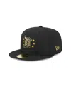 New Era Black Detroit Tigers 2024 Armed Forces Day On-field 59fifty Fitted Hat In Black