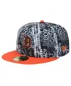 New Era Men's Black Detroit Tigers Sands 59fifty Fitted Hat In Black