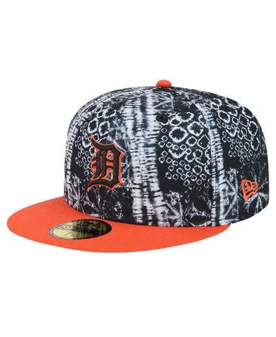 New Era Men's Black Detroit Tigers Sands 59fifty Fitted Hat