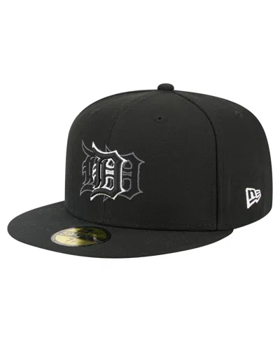 New Era Men's Black Detroit Tigers Tri-hit 59fifty Fitted Hat