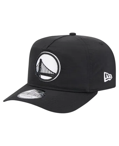 New Era Men's Black Golden State Warriors Injection Everyday Golfer Adjustable Hat