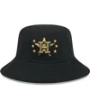 New Era Men's Black Houston Astros 2024 Armed Forces Day Bucket Hat In Black
