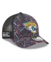 New Era Men's Black Jacksonville Jaguars 2025 Nfl Crucial Catch 9forty Adjustable Hat In Black