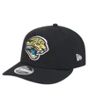 New Era Men's Black Jacksonville Jaguars Main Low Profile 9fifty Snapback Hat In Black