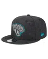New Era Men's Black Jacksonville Jaguars Midnight Ink Pop Outline 9fifty Snapback Hat
