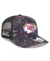 New Era Men's Black Kansas City Chiefs 2025 Nfl Crucial Catch 9seventy Adjustable Hat In Black