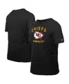New Era Men's Black Kansas City Chiefs 2025 Nfl Draft T-shirt In Black