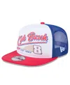 New Era Men's Black Kyle Busch 9fifty A-frame Retro Script Snapback Hat In Black