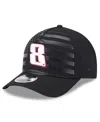 New Era Men's Black Kyle Busch American Flag 9forty M-crown A-frame Adjustable Hat In Black