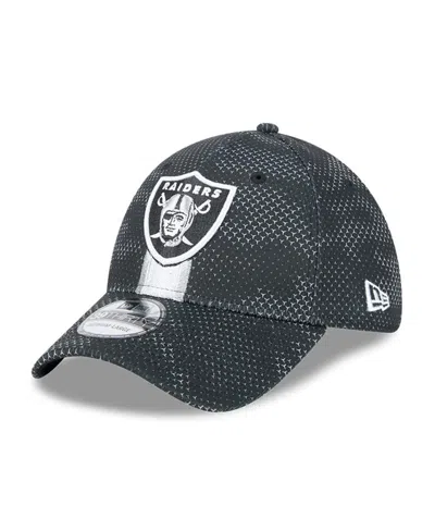 New Era Men's Black Las Vegas Raiders 2024 Sideline 39thirty Flex Hat