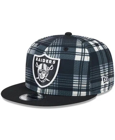 New Era Men's Black Las Vegas Raiders 2024 Sideline Statement 9fifty Snapback Hat