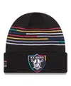 New Era Men's Black Las Vegas Raiders 2025 Nfl Crucial Catch Cuffed Knit Hat In Black