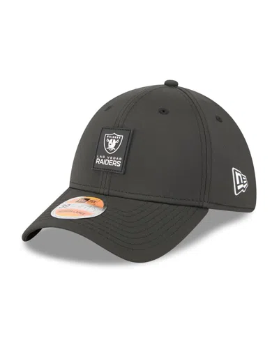 New Era Men's Black Las Vegas Raiders 2025 Sideline 39thirty Flex Hat
