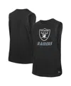 Shop New Era Men's Black Las Vegas Raiders Leisure Collection Tank Top