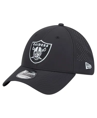 New Era Men's Black Las Vegas Raiders Night 39thirty Flex Hat