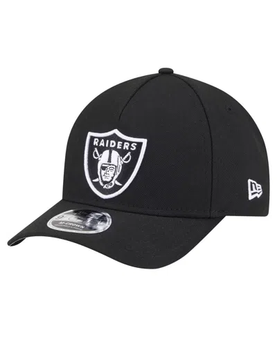 New Era Men's Black Las Vegas Raiders Team Collection 9forty M-crown A-frame Adjustable Hat