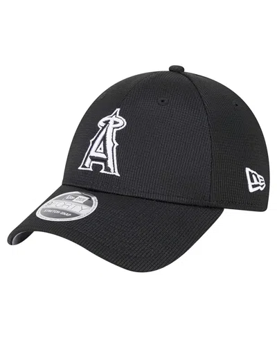 New Era Men's Black Los Angeles Angels Pivot 9forty Adjustable Hat