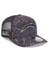 New Era Men's Black Los Angeles Chargers 2025 Nfl Crucial Catch 9seventy Adjustable Hat In Black
