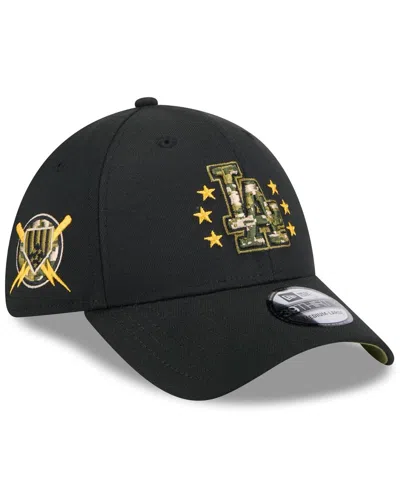New Era Men's Black Los Angeles Dodgers 2024 Armed Forces Day 39thirty Flex Hat