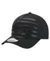 New Era Men's Black Los Angeles Kings Game Day Stealth Flag 9forty A-frame Adjustable Hat