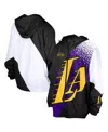 New Era Men's Black Los Angeles Lakers 2024/25 City Edition Full-zip Windbreaker Jacket In Black