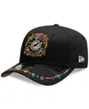 New Era Men's Black Miami Dolphins Hasta La Muerte 9seventy Adjustable Hat In Black