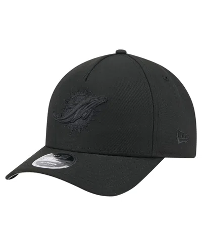 New Era Men's Black Miami Dolphins Team Collection 9forty M-crown A-frame Adjustable Hat