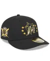 New Era Men's Black Miami Marlins 2024 Armed Forces Day Low Profile 59fifty Fitted Hat In Black