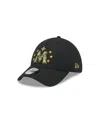 New Era Men's Black Minnesota Twins 2024 Armed Forces Day 39thirty Flex Hat In Black