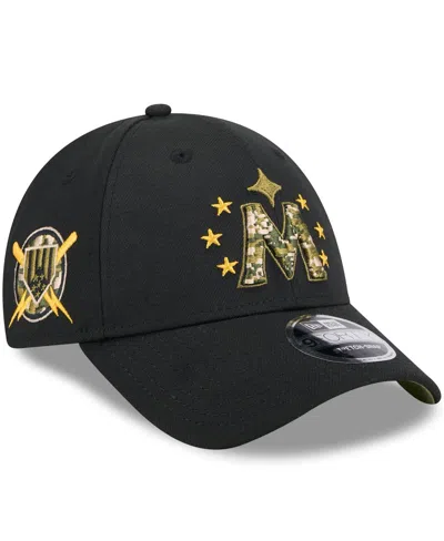 New Era Men's Black Minnesota Twins 2024 Armed Forces Day Low Profile 9fifty Snapback Hat