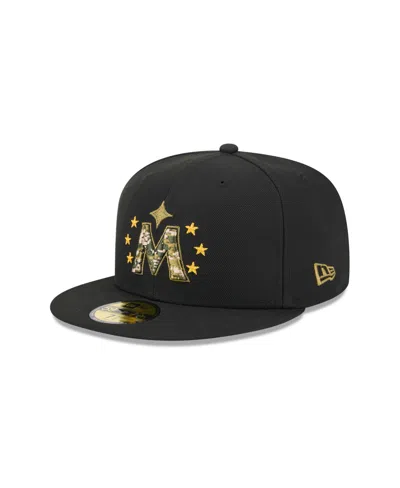 New Era Men's Black Minnesota Twins 2024 Armed Forces Day On-field 59fifty Fitted Hat