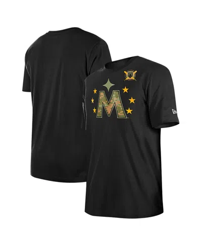 New Era Men's Black Minnesota Twins 2024-armed Forces Day T-shirt