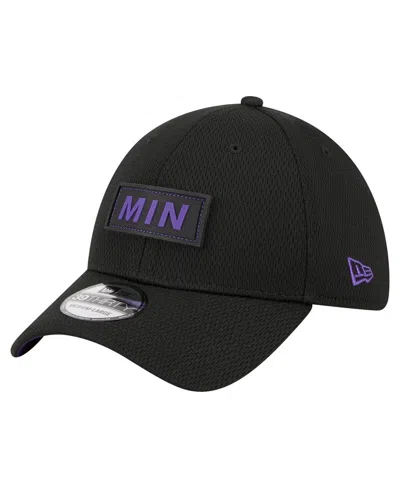 New Era Men's Black Minnesota Vikings Scoreboard 39thirty Flex Hat