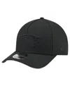 New Era Men's Black New England Patriots Team Collection 9forty M-crown A-frame Adjustable Hat