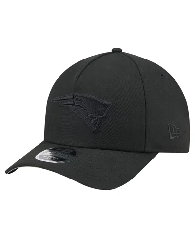 New Era Men's Black New England Patriots Team Collection 9forty M-crown A-frame Adjustable Hat
