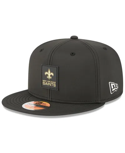 New Era Men's Black New Orleans Saints 2025 Sideline 59fifty Fitted Hat