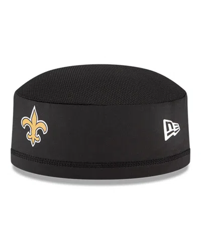 New Era Men's Black New Orleans Saints Nfl Training Skully Cap