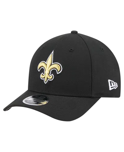 New Era Men's Black New Orleans Saints Team Collection 9forty M-crown Adjustable Hat