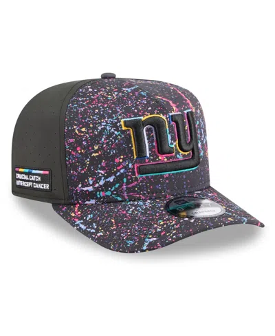 New Era Men's Black New York Giants 2025 Nfl Crucial Catch A-frame 9fifty Snapback Hat