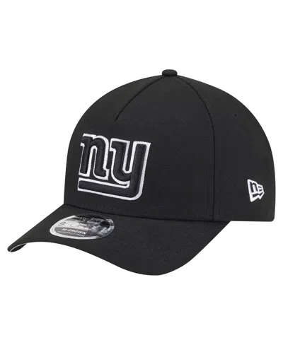 New Era Men's Black New York Giants Team Collection 9forty M-crown A-frame Adjustable Hat