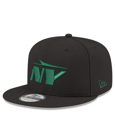 New Era Men's Black New York Jets Standard 9fifty Snapback Hat
