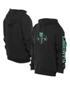 New Era Men's Black New York Liberty Wordmark Premium Fleece Pullover Hoodie In Black