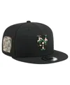 New Era Men's Black New York Mets Camo Subway Series 9fifty Snapback Hat In Black