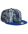 New Era Men's Black New York Mets Sands 59fifty Fitted Hat In Black