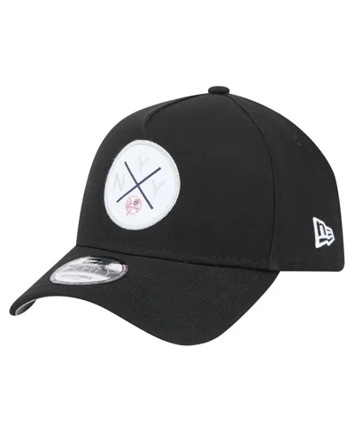 New Era Men's Black New York Yankees 9forty A-frame Adjustable Hat