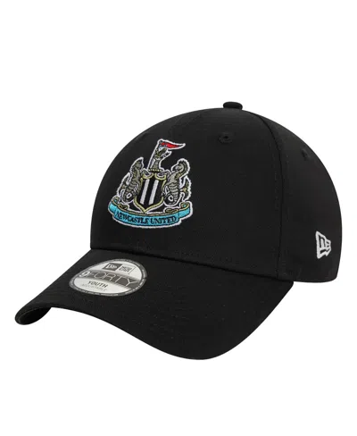 New Era Men's Black Newcastle United Core 9twenty Adjustable Hat