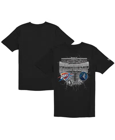 New Era Men's Black Oklahoma City Thunder Vs. Minnesota Timberwolves 2025 Western Conference Finals Matchup 