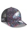 New Era Men's Black Philadelphia Eagles 2025 Nfl Crucial Catch 9forty Adjustable Hat In Black